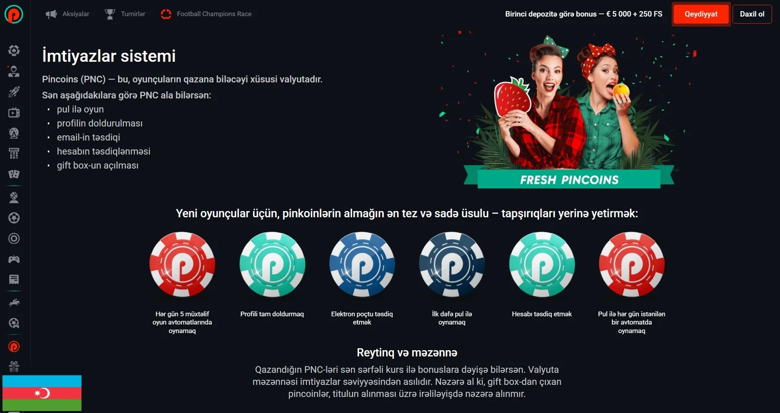 PinUp Casino Pincoins